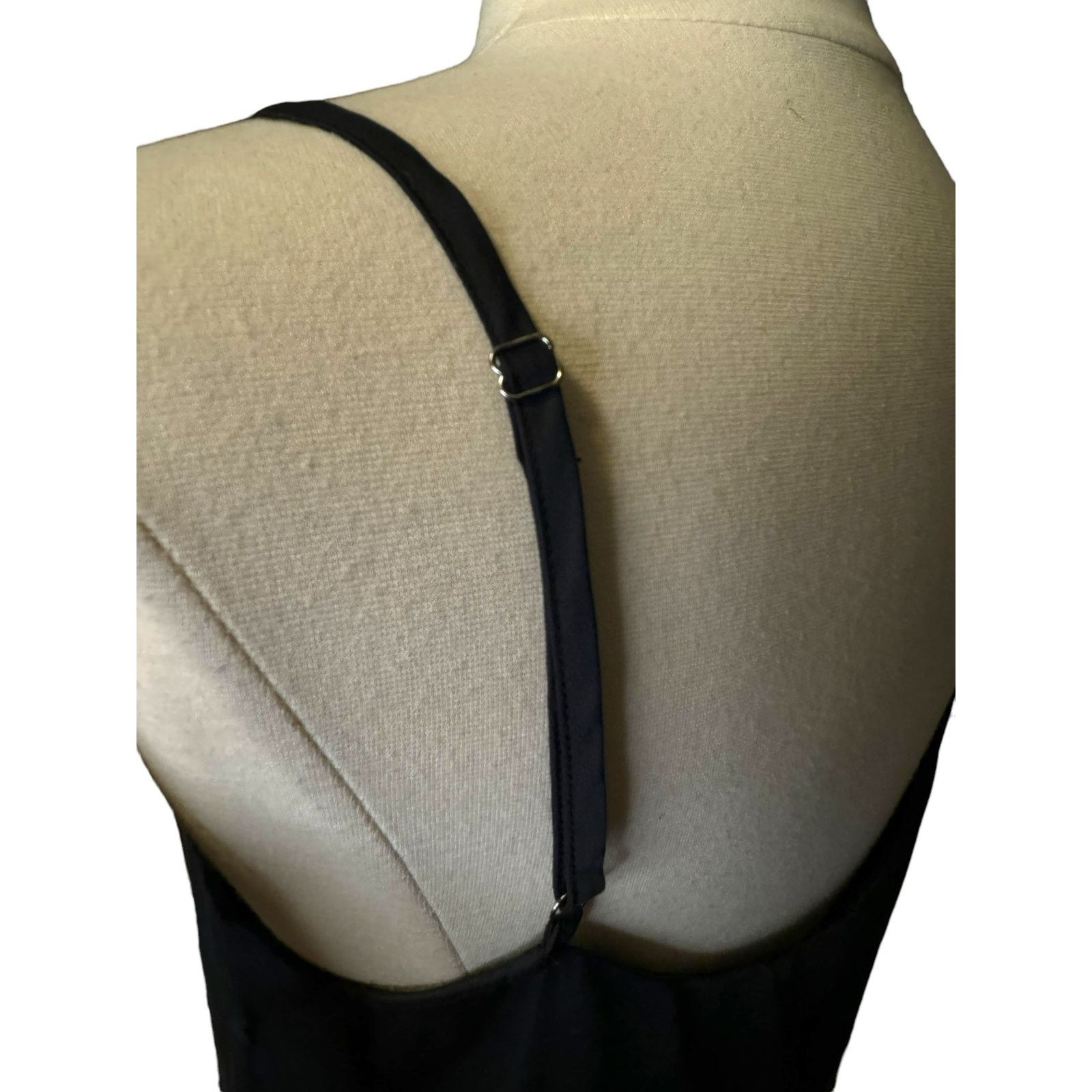 Other Ettitude NEW Bamboo Black Slip Dress Large Sateen Knee Size L / US 10 / IT 46 - 5 Thumbnail