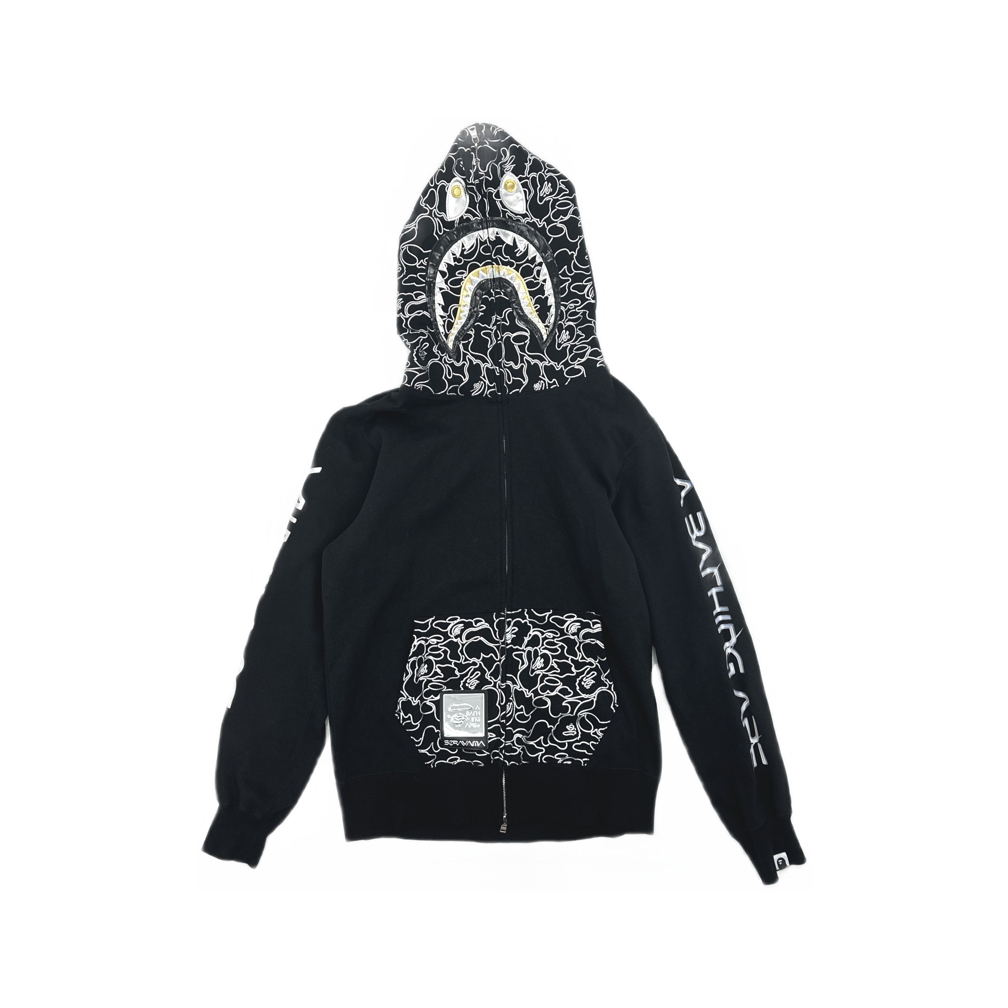 Bape A Bathing Ape x Hajime Sorayama Shark Hoodie Size M Size US M / EU 48-50 / 2 - 1 Thumbnail