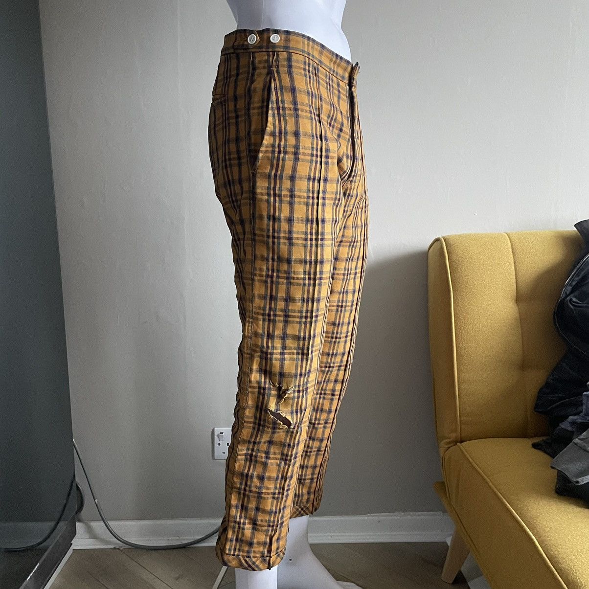 Comme des Garcons Homme Plus Comme des Garçons Homme Plus Vintage Punk Tartan Trousers Size US 30 / EU 46 - 7 Thumbnail