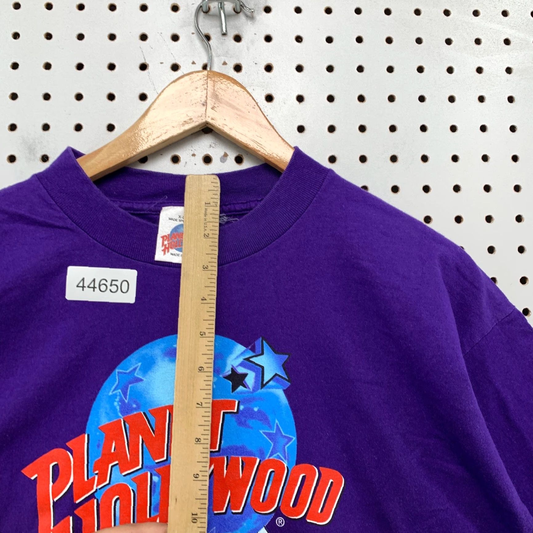 Planet Hollywood VINTAGE Planet Hollywood Shirt Mens XL Purple 90s Graphic Made USA Size US XL / EU 56 / 4 - 6 Thumbnail