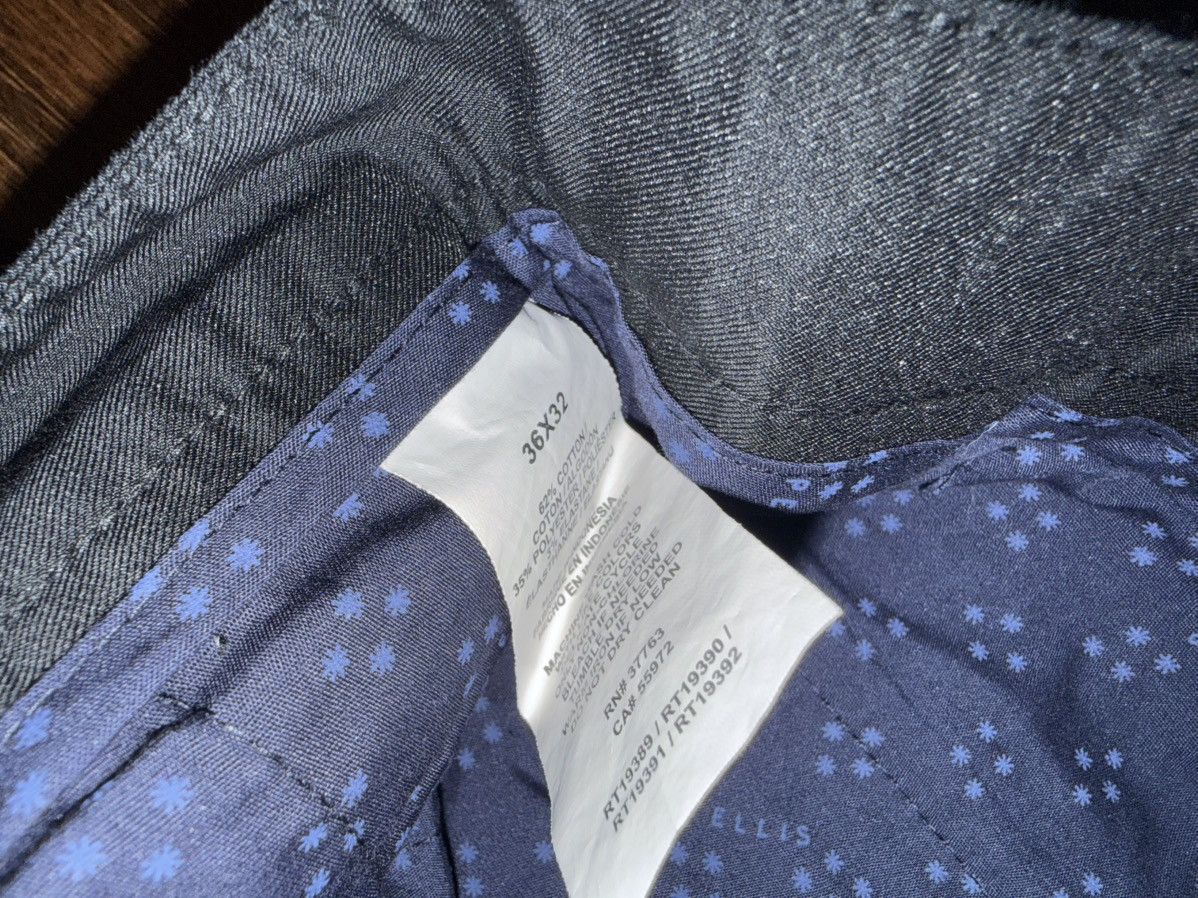 Perry Ellis Perry Ellis Textured Slim Casual Trouser Pants Black 36x32 Size US 36 / EU 52 - 4 Thumbnail