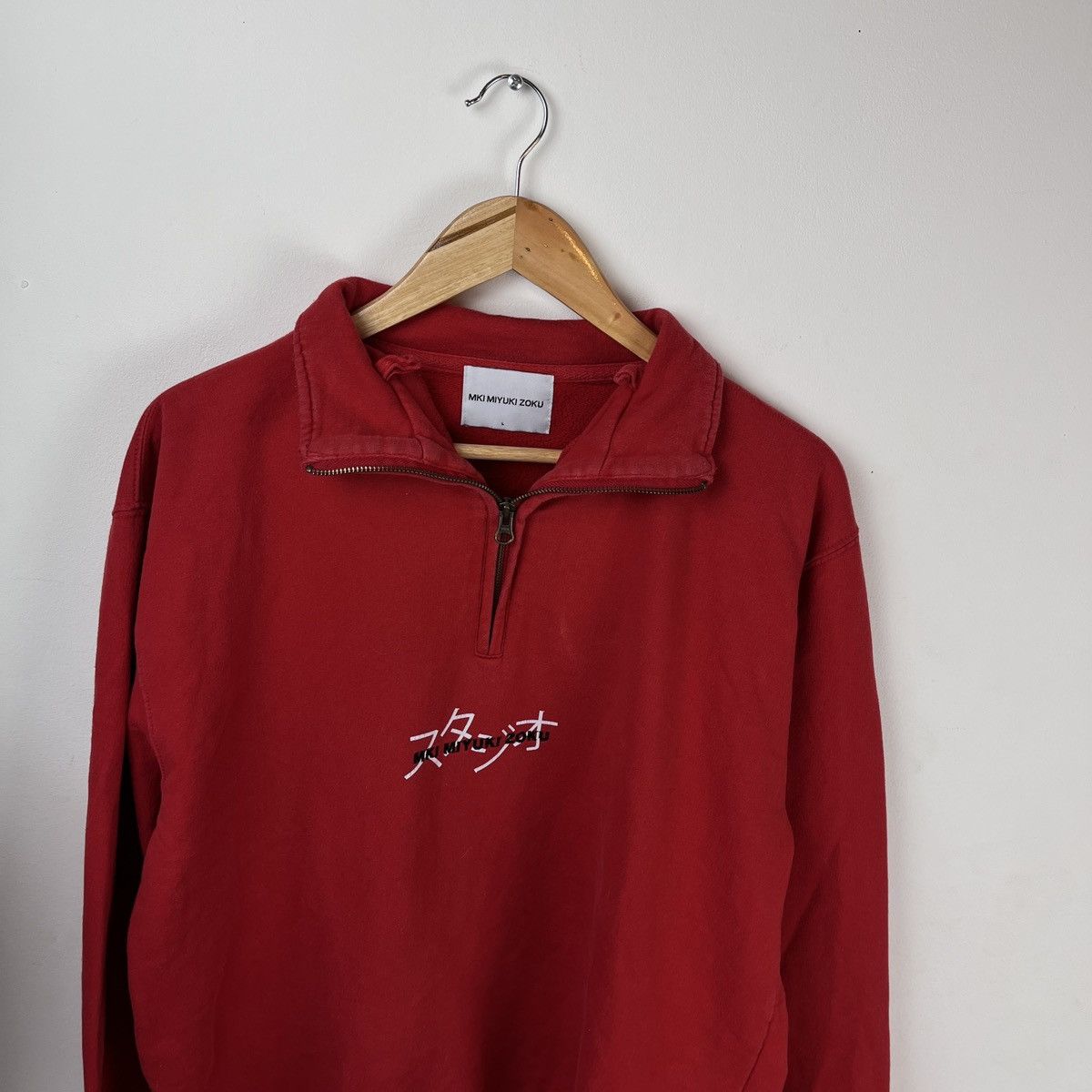 Mki Miyuki Zoku MKI Miyuki Zoku Designer 3/4 Zip Sweatshirt Luxury Y2k Size US L / EU 52-54 / 3 - 10 Thumbnail