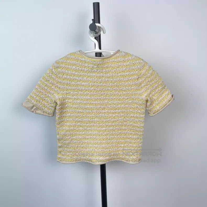 Louis Vuitton Louis Vuitton Chicken yellow nylon pleated striped short s Size M / US 6-8 / IT 42-44 - 2 Thumbnail