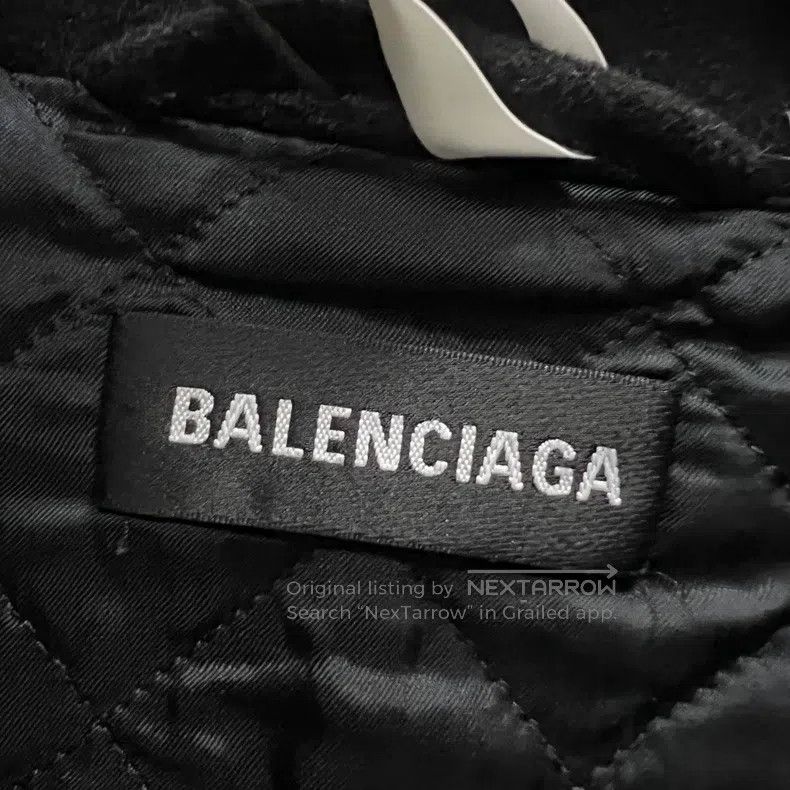 Balenciaga Balenciaga Black Large Logo Printed Jacket Size US S / EU 44-46 / 1 - 3 Thumbnail