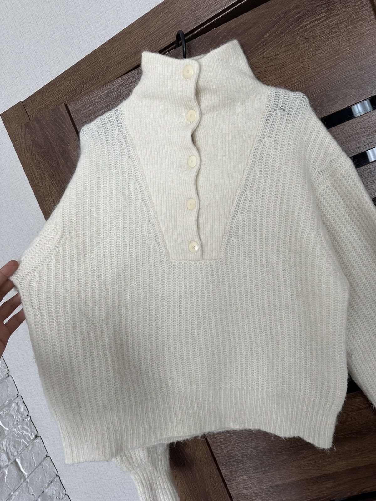 Sezane Le Maille Sezane Knit Wool Mohair Sweater Pullover Size XL / US 12-14 / IT 48-50 - 9 Thumbnail