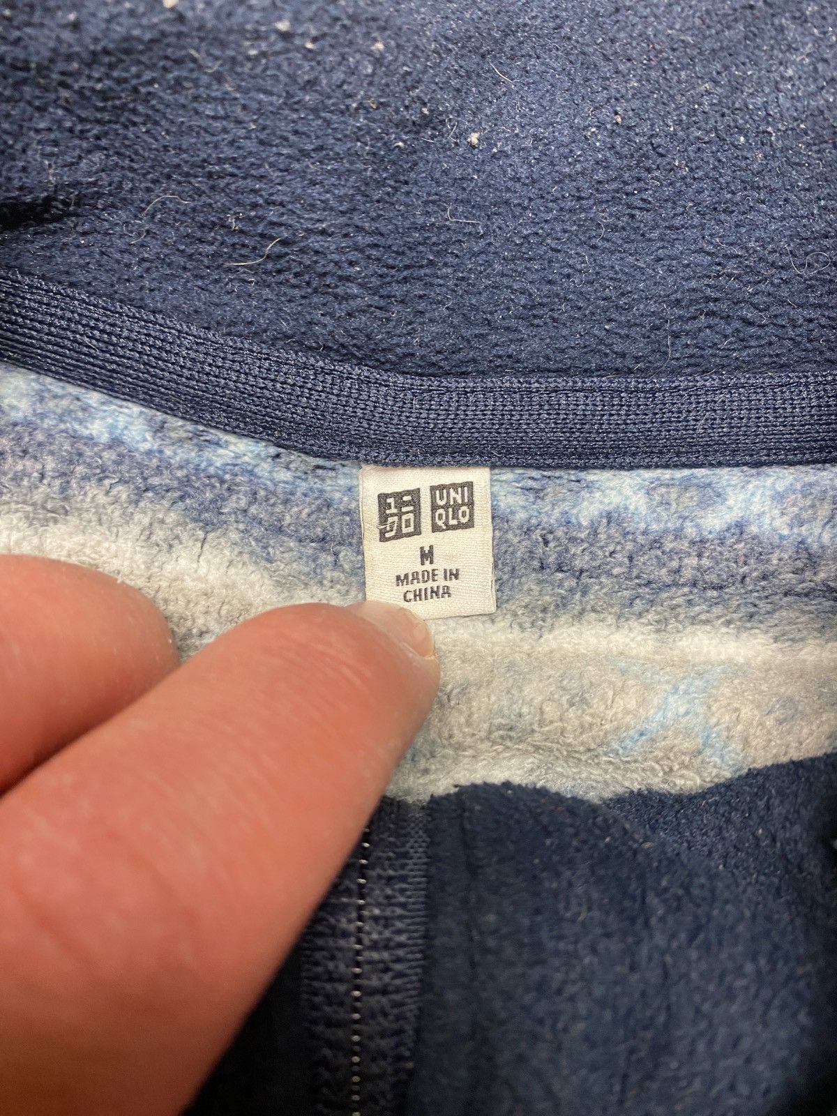 Engineered Garments × Japanese Brand × Uniqlo Vintage Uniqlo Aztec Engineered Garments Fleece Zip Sherpa Size US M / EU 48-50 / 2 - 7 Thumbnail