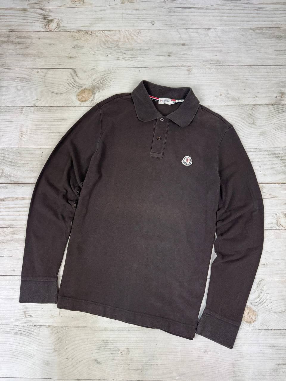 Moncler Vintage Moncler Polo Shirt Long Sleeve Size US XL / EU 56 / 4 - 1 Thumbnail