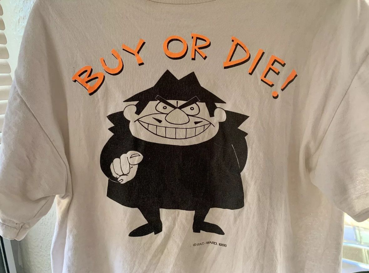 Vintage P.A.T. Ward 1986 Single Stitch T-shirt - RARE - Boris Badnov Size US L / EU 52-54 / 3 - 2 Thumbnail