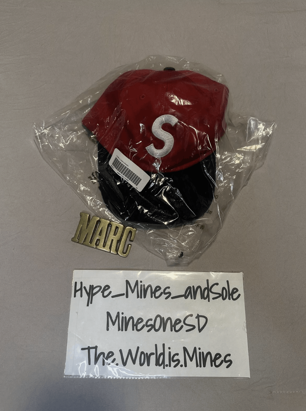 Supreme NWT Supreme 2-Tone S Logo 6-Panel - Red Size ONE SIZE - 1 Thumbnail
