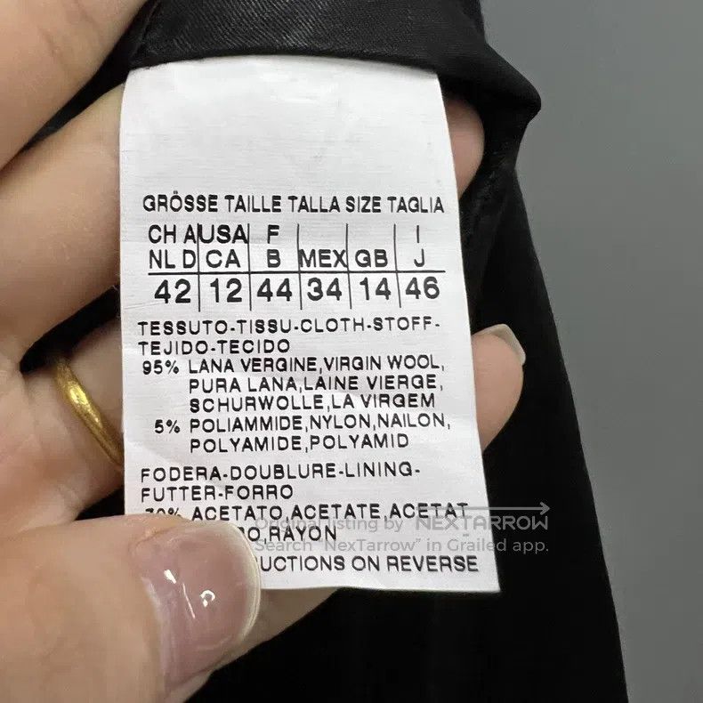Max Mara Max Mara Black Collar Overcoat Size L / US 10 / IT 46 - 3 Thumbnail