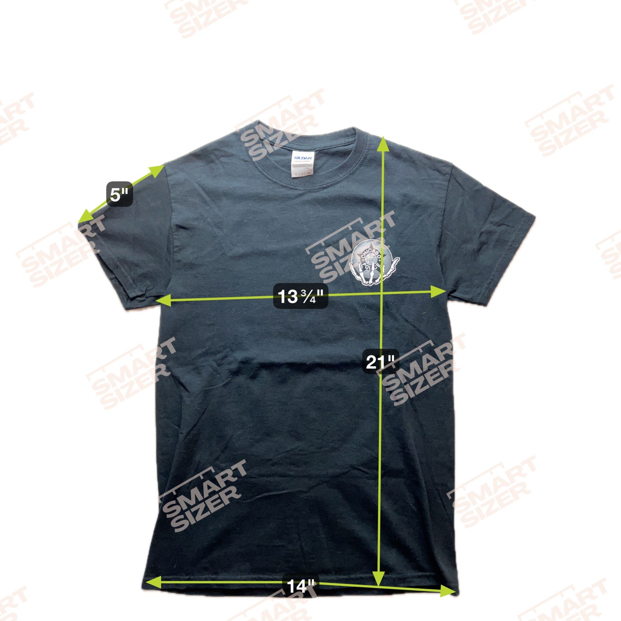 Gildan Chicago Police Illinois S T-Shirt Shirt Size US S / EU 44-46 / 1 - 6 Thumbnail