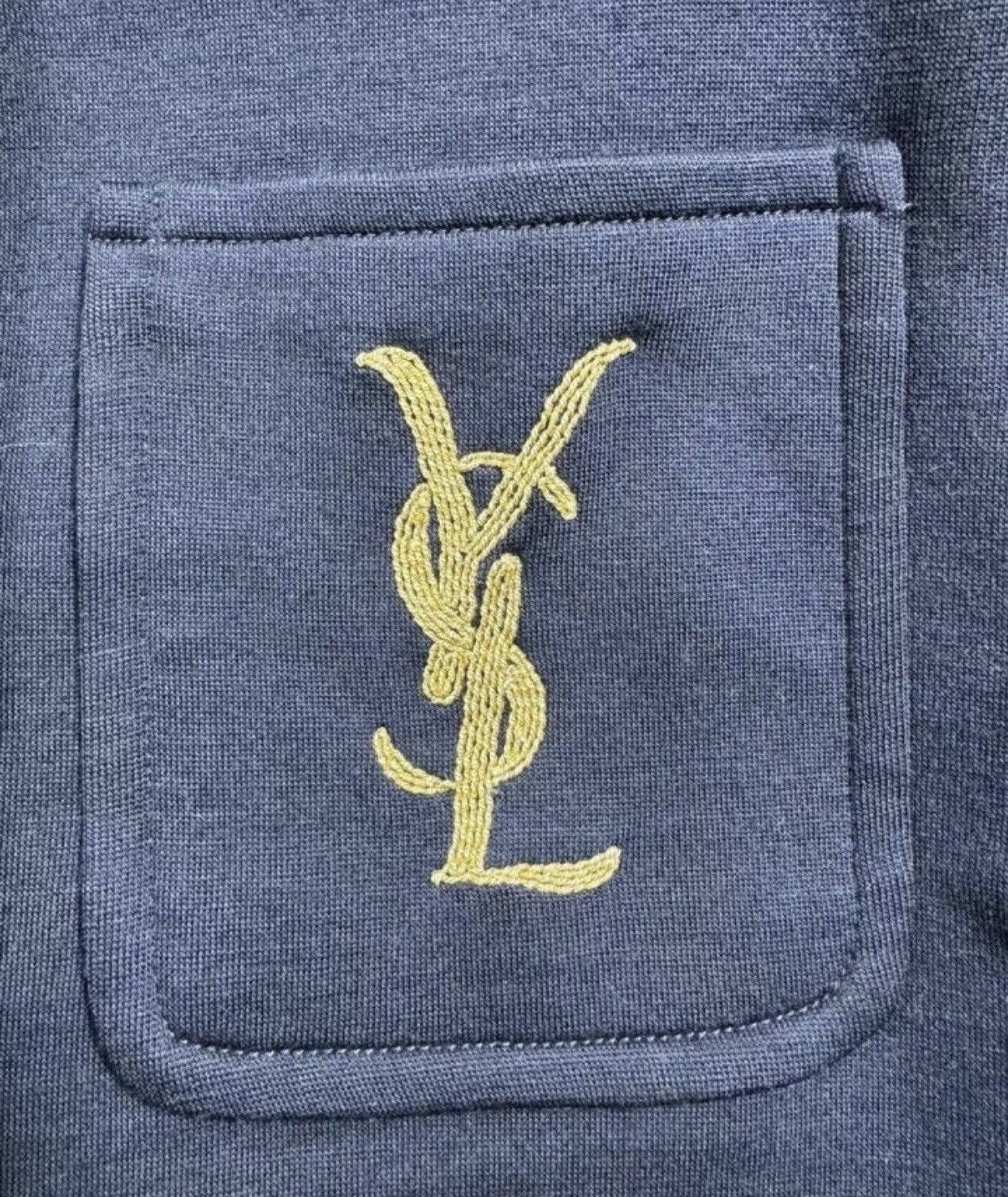 Saint Laurent Paris Saint Laurent gold embroidered shoulder padded jacket Size XS / US 0-2 / IT 36-38 - 3 Thumbnail