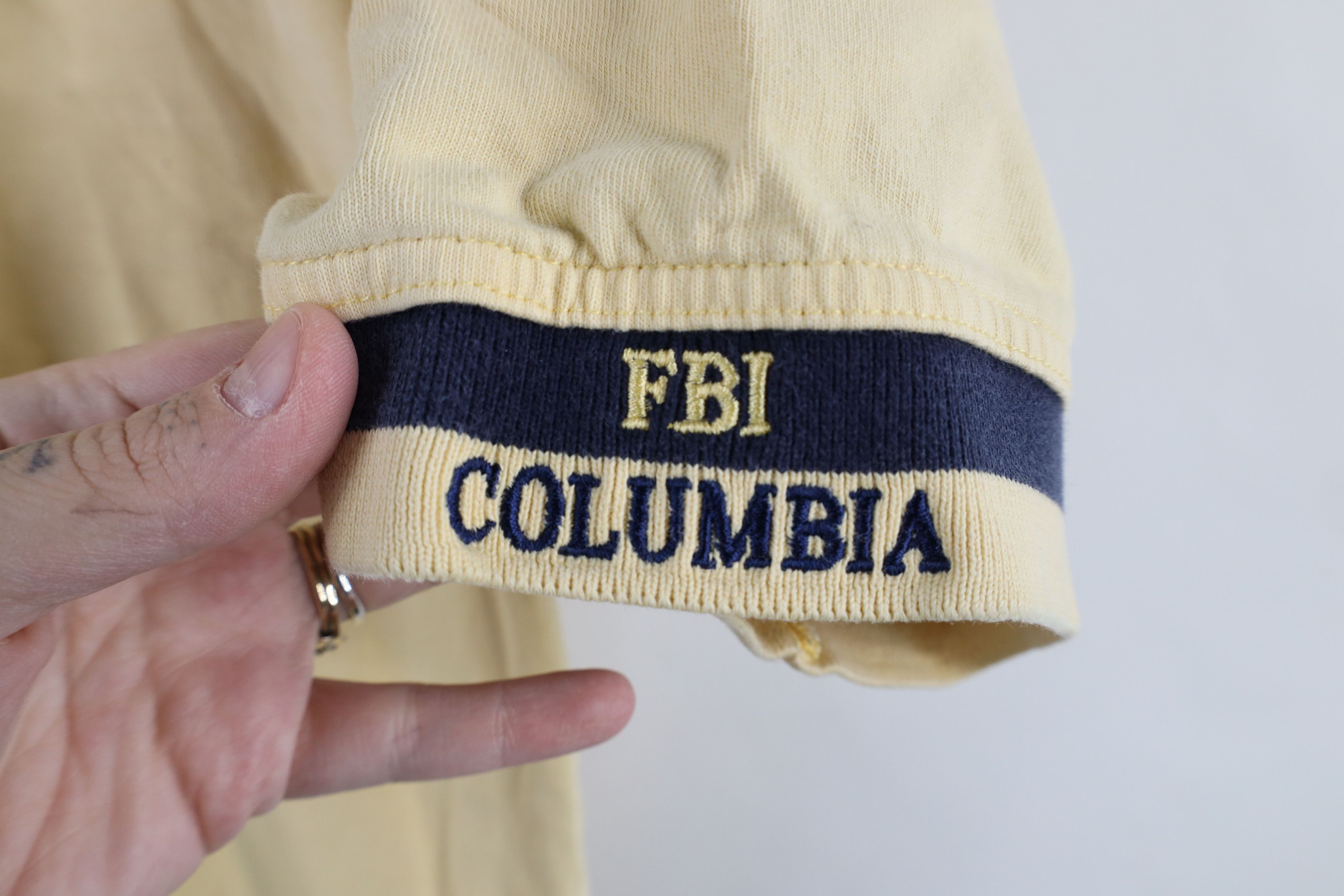 Vintage Vintage 90s Federal Bureau of Investigation Columbia Polo Size US L / EU 52-54 / 3 - 5 Thumbnail