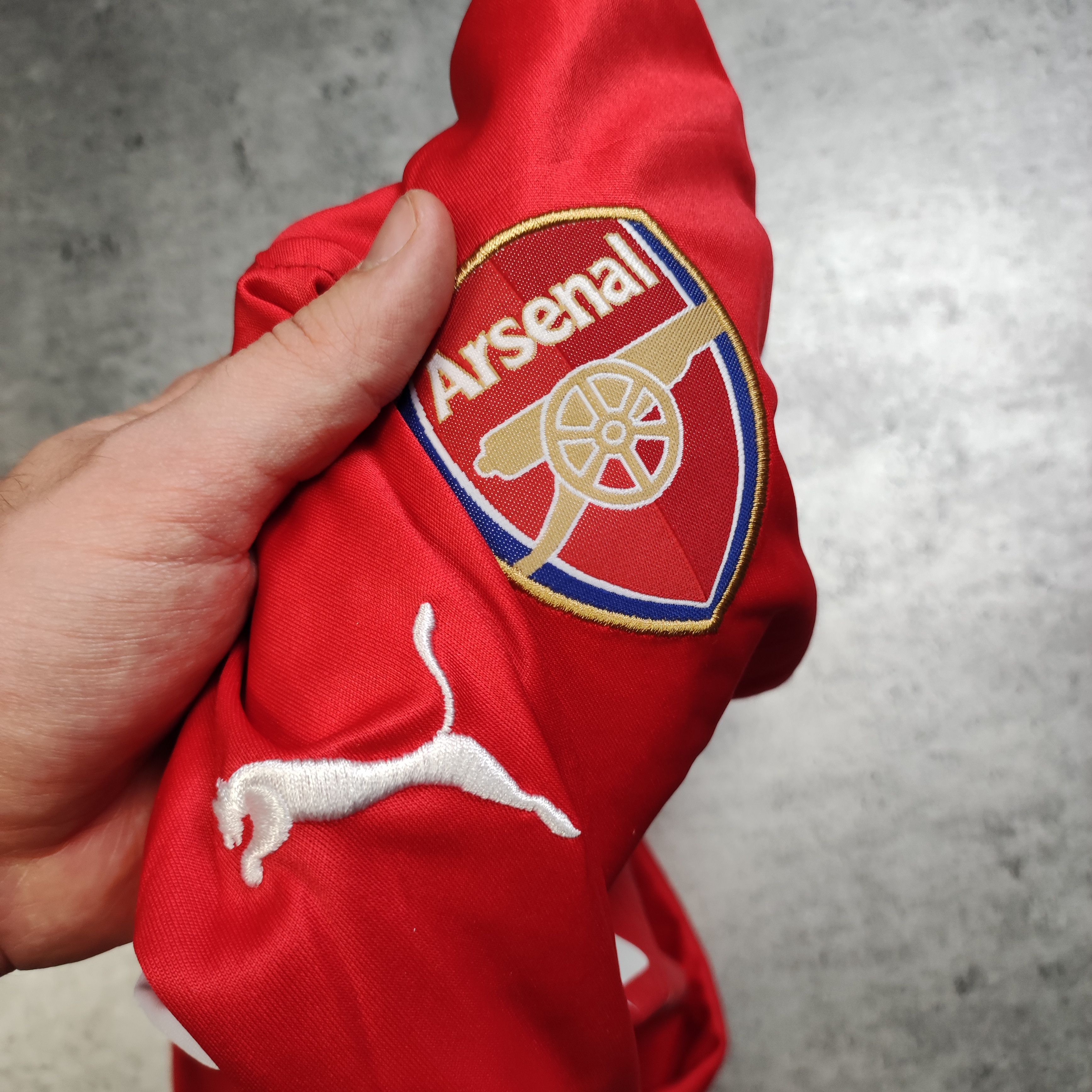 Vintage Arsenal London Puma Football Longsleeve #14 Aubameyang Kit Size US M / EU 48-50 / 2 - 7 Thumbnail