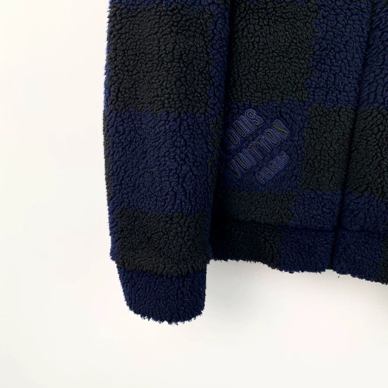 Louis Vuitton Louis Vuitton 22 Color-block checkerboard stand-up collar Size US M / EU 48-50 / 2 - 4 Thumbnail