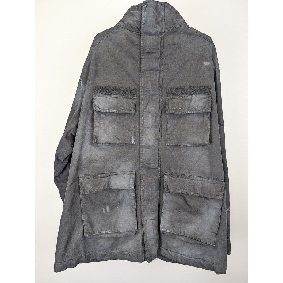 Balenciaga o1rshd1 Jacket in Black Size US M / EU 48-50 / 2 - 12 Thumbnail