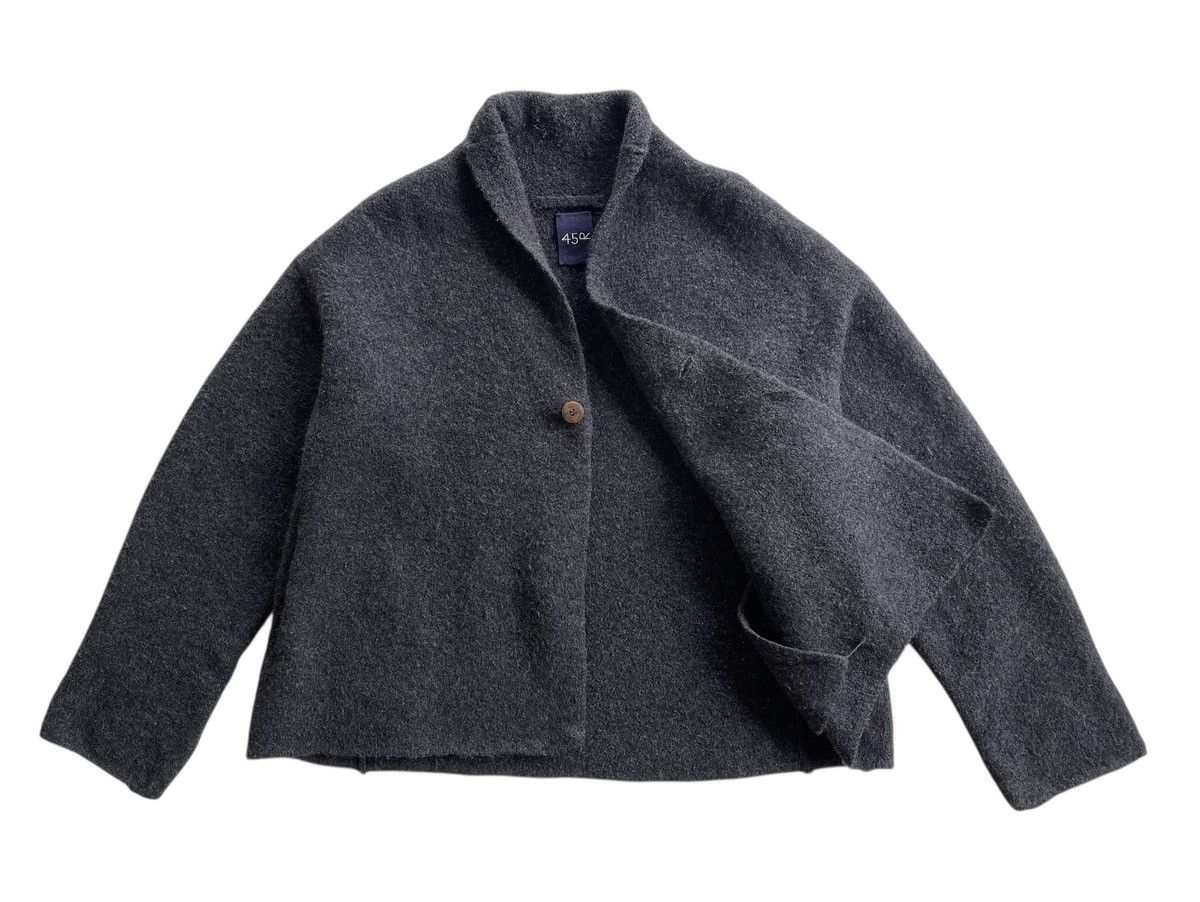 45rpm 45rpm Wool Felted Cropped Jacket Size L / US 10 / IT 46 - 5 Thumbnail