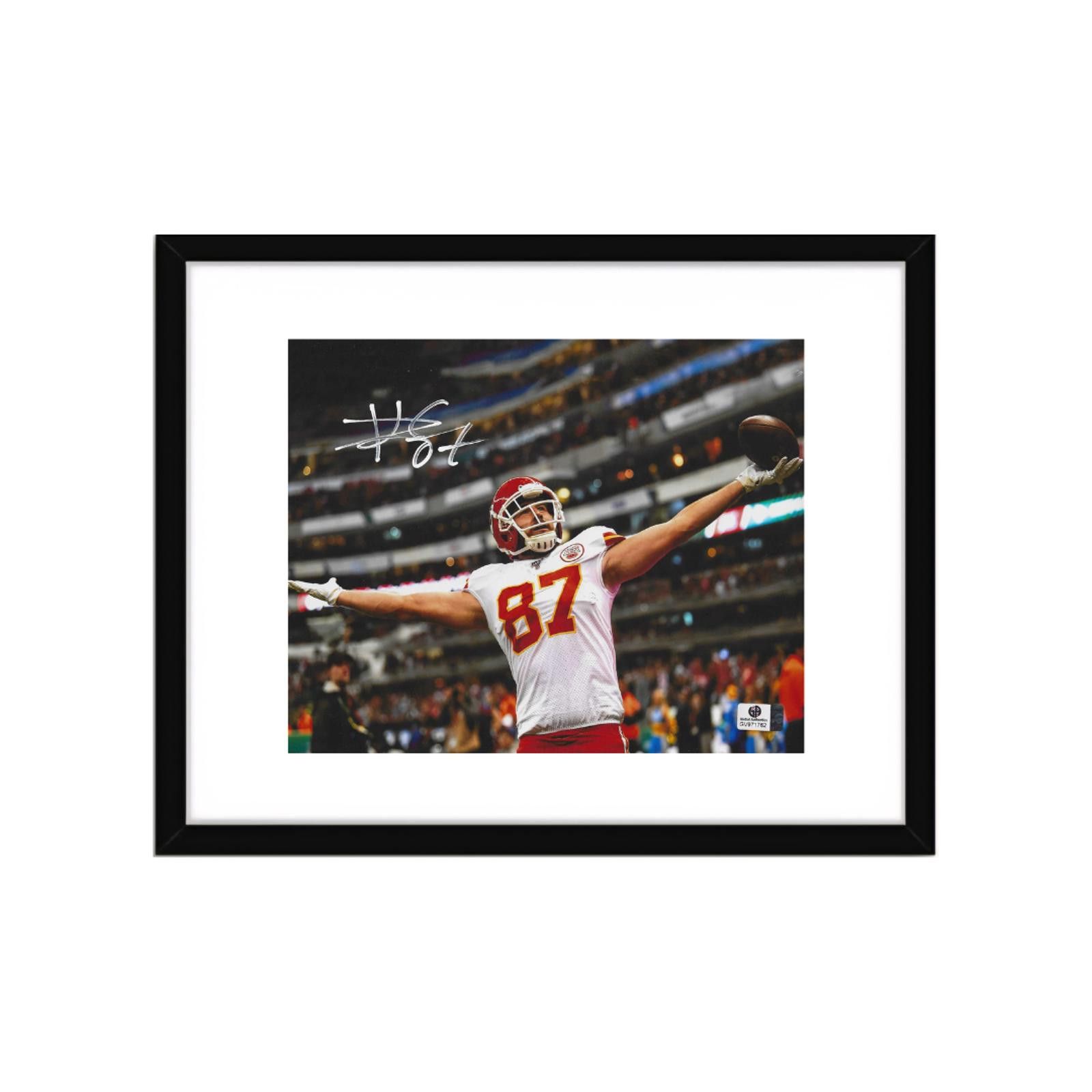 Other Travis Kelce Chiefs Autographed 8x10 Photo coa W/Frame Size ONE SIZE - 2 Thumbnail