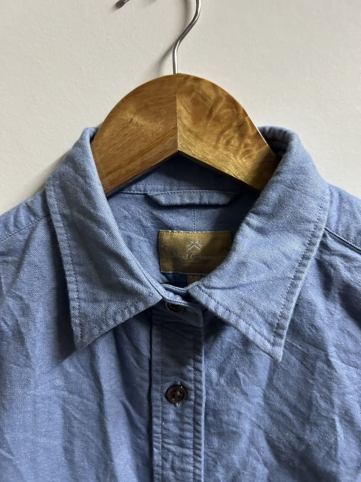 Nigel Cabourn Premium Cotton Button Down Shirt Size M / US 6-8 / IT 42-44 - 9 Thumbnail