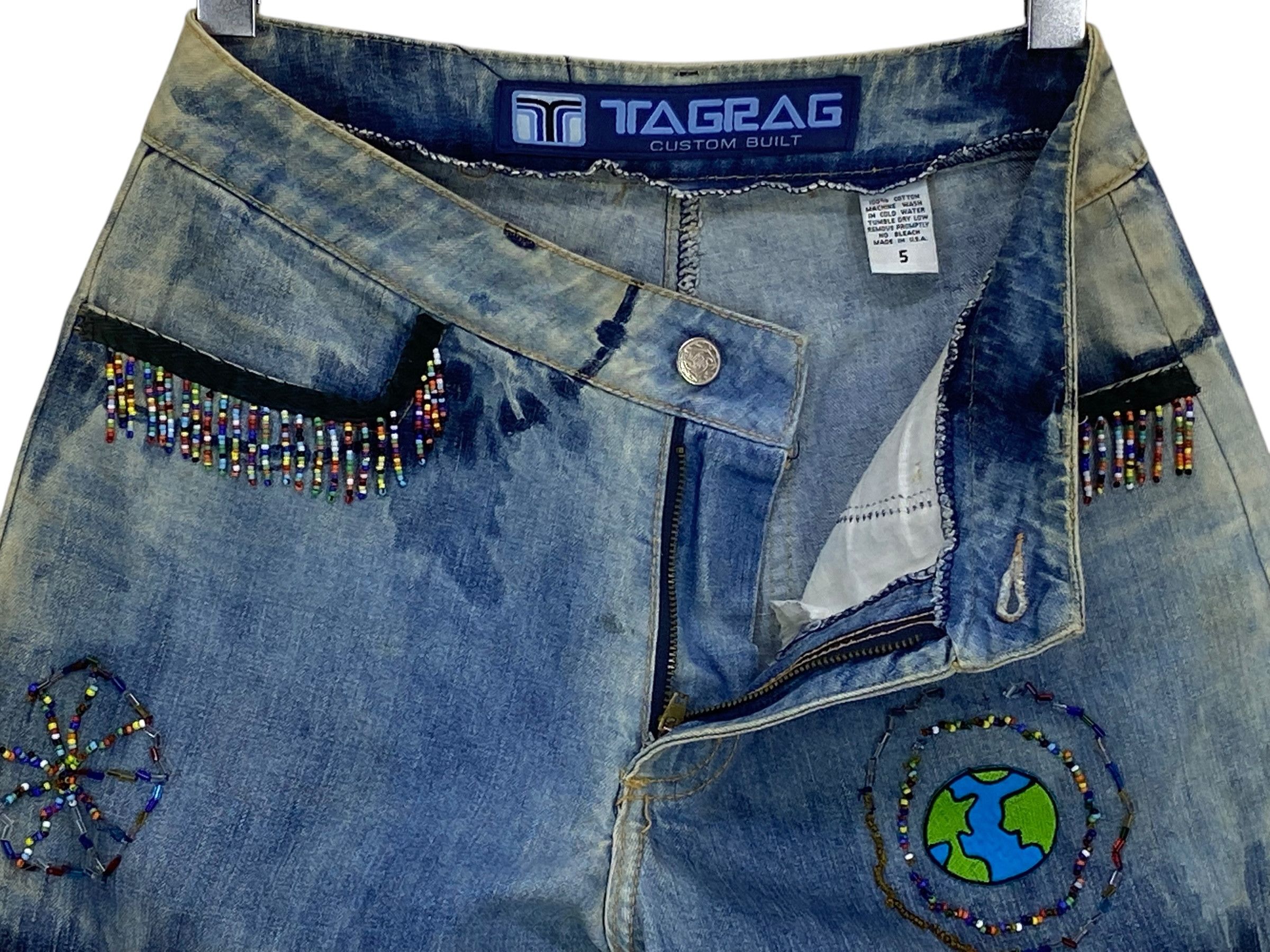 Japanese Brand Vintage Tagrag Savannah Cup 2001 Jeans Made in USA Size US 28 / EU 44 - 8 Thumbnail