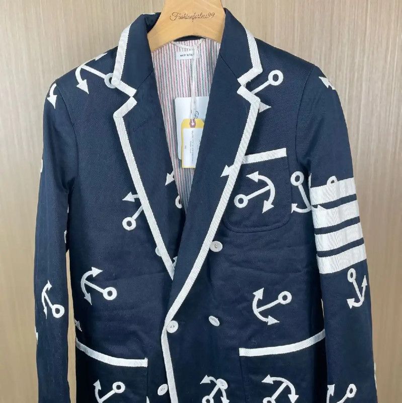 Thom Browne Thom Browne Color-Blocked Cotton Cardigan 0089 Size M / US 6-8 / IT 42-44 - 1 Thumbnail