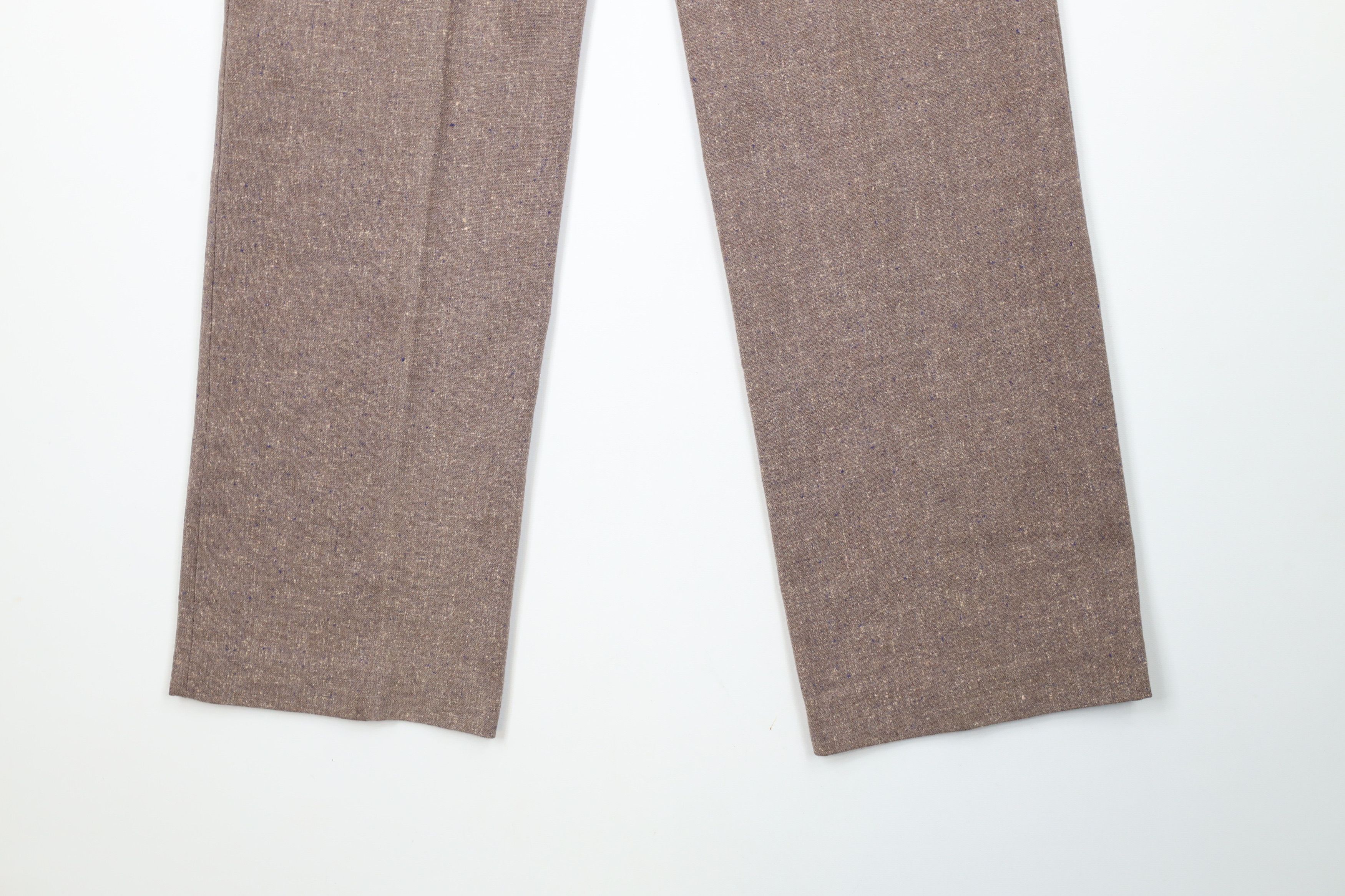 Vintage Vintage 60s Rockabilly Tweed Wide Leg Chino Pants Purple USA Size US 28 / EU 44 - 12 Thumbnail