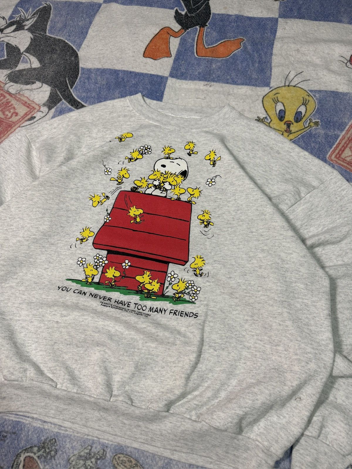 Peanuts Vintage peanuts crewneck sweatshirt Size US XL / EU 56 / 4 - 2 Thumbnail