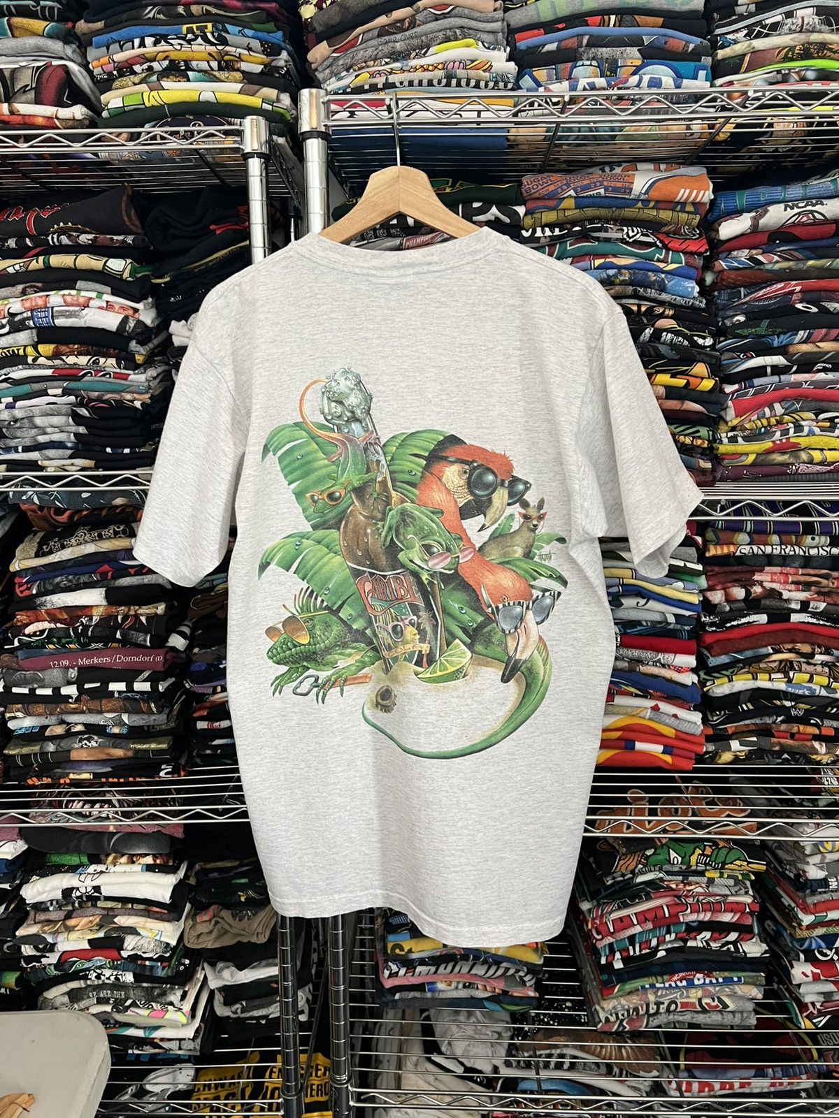 Caribbean Soul Nassau Single Stitch Beer Bahamas Nature Mazzotta Tee Size US XL / EU 56 / 4 - 1 Thumbnail