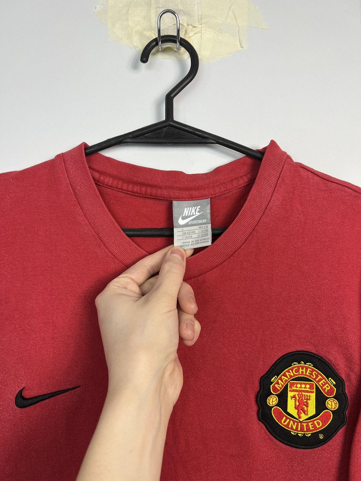 Nike × Vintage Nike Manchester United 2009/2010 Soccer Jersey Cotton Size US L / EU 52-54 / 3 - 2 Thumbnail