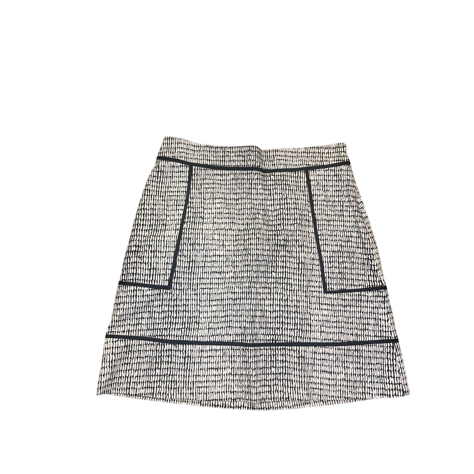 Other Ann Taylor Factory Black White Skirt Size 4 Pockets Career Size 27" / US 4 / IT 40 - 1 Thumbnail