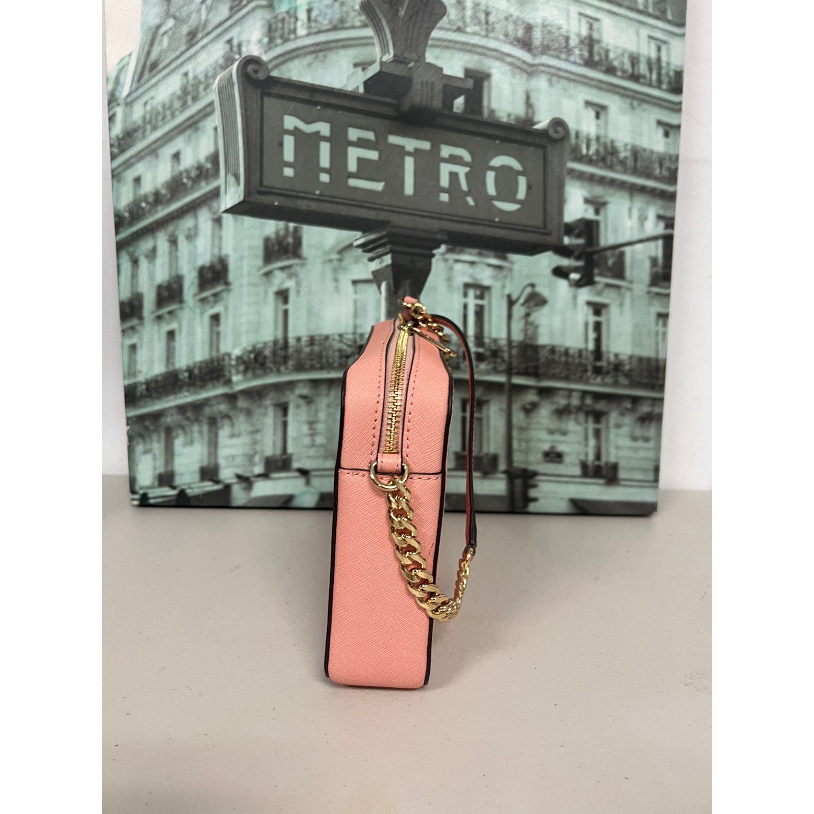 Michael Kors Michael Kors 35T8GTTC9L Jet Set Large Saffiano Camera Size ONE SIZE - 3 Thumbnail