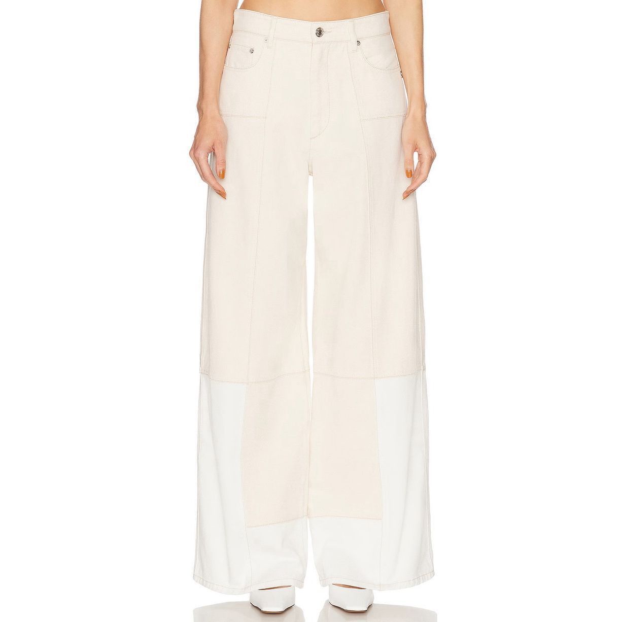 Sportmax SPORTMAX Etuania Trouser in Ivory Size 26 NWT Size 26" / US 2 / IT 38 - 2 Thumbnail