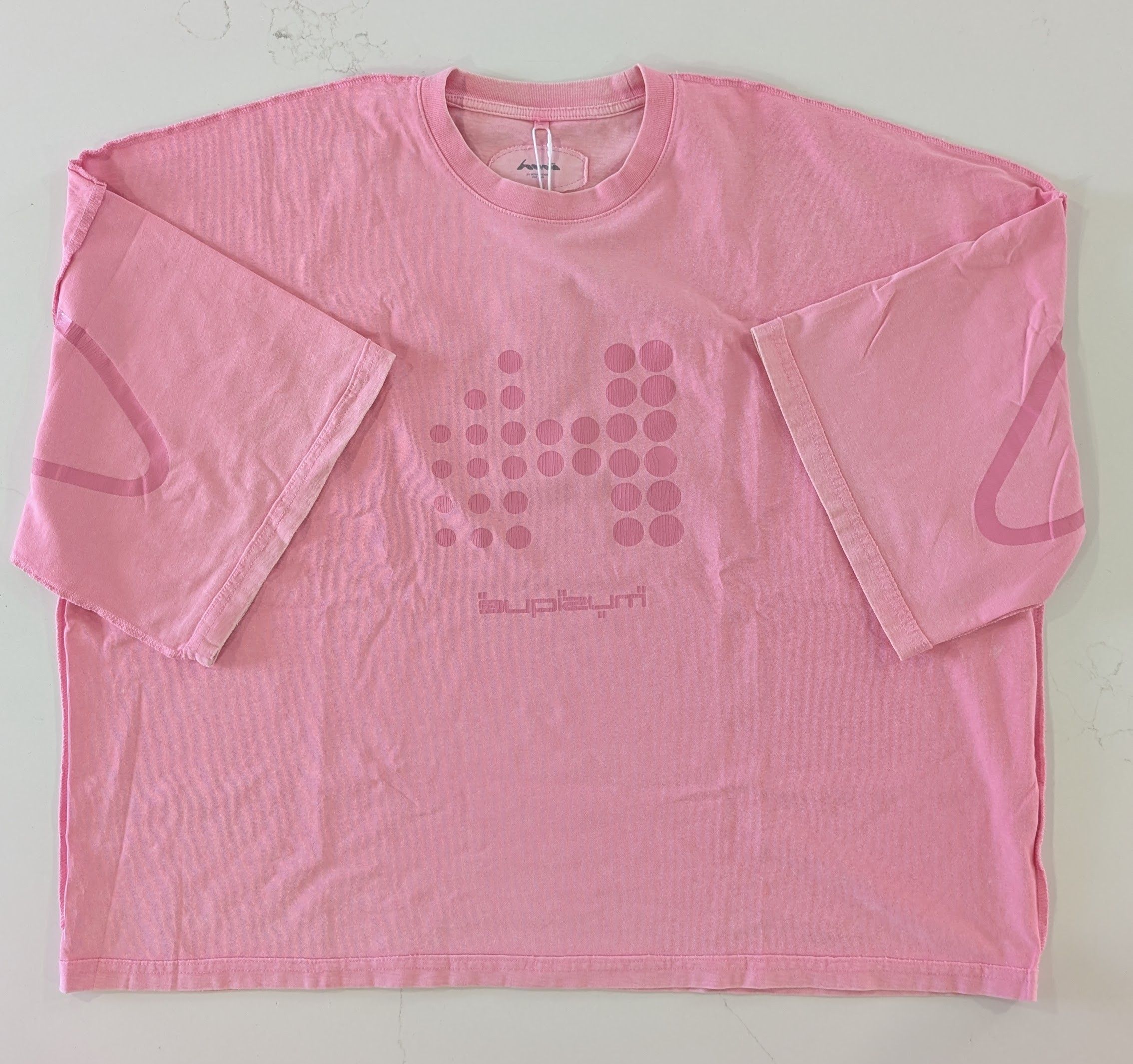 HUNI Design Huni by Mona Thomas Pink Oversized Boxy T-Shirt Size XL Size US XL / EU 56 / 4 - 1 Thumbnail