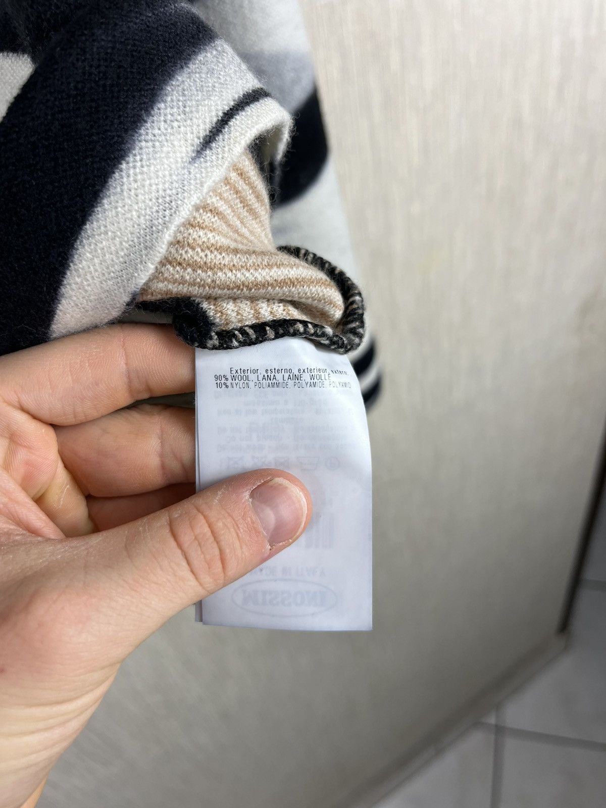 Designer × Missoni Missoni wool zebra patterned turtleneck sweater luxury Size M / US 6-8 / IT 42-44 - 14 Thumbnail