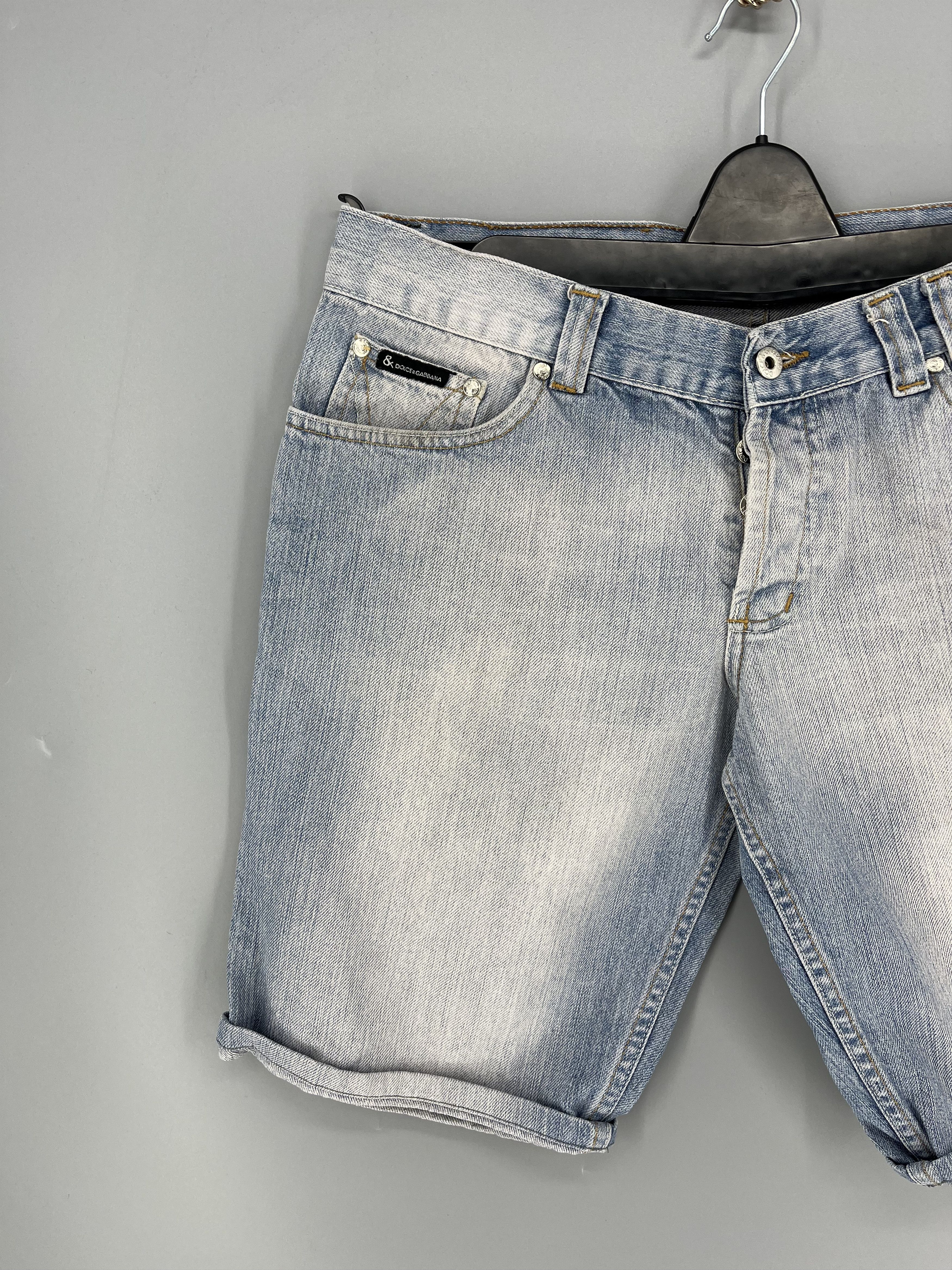 Dolce & Gabbana Vintage D&G Dolce & Gabbana Denim Shorts Mens 34 Size US 34 / EU 50 - 4 Thumbnail
