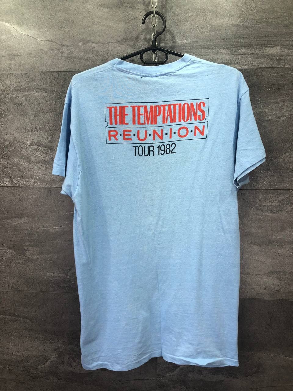 Band Tees The Temptations Reunion tour 1982 Vintage Tee Rare T-Shirt Size US XL / EU 56 / 4 - 8 Thumbnail