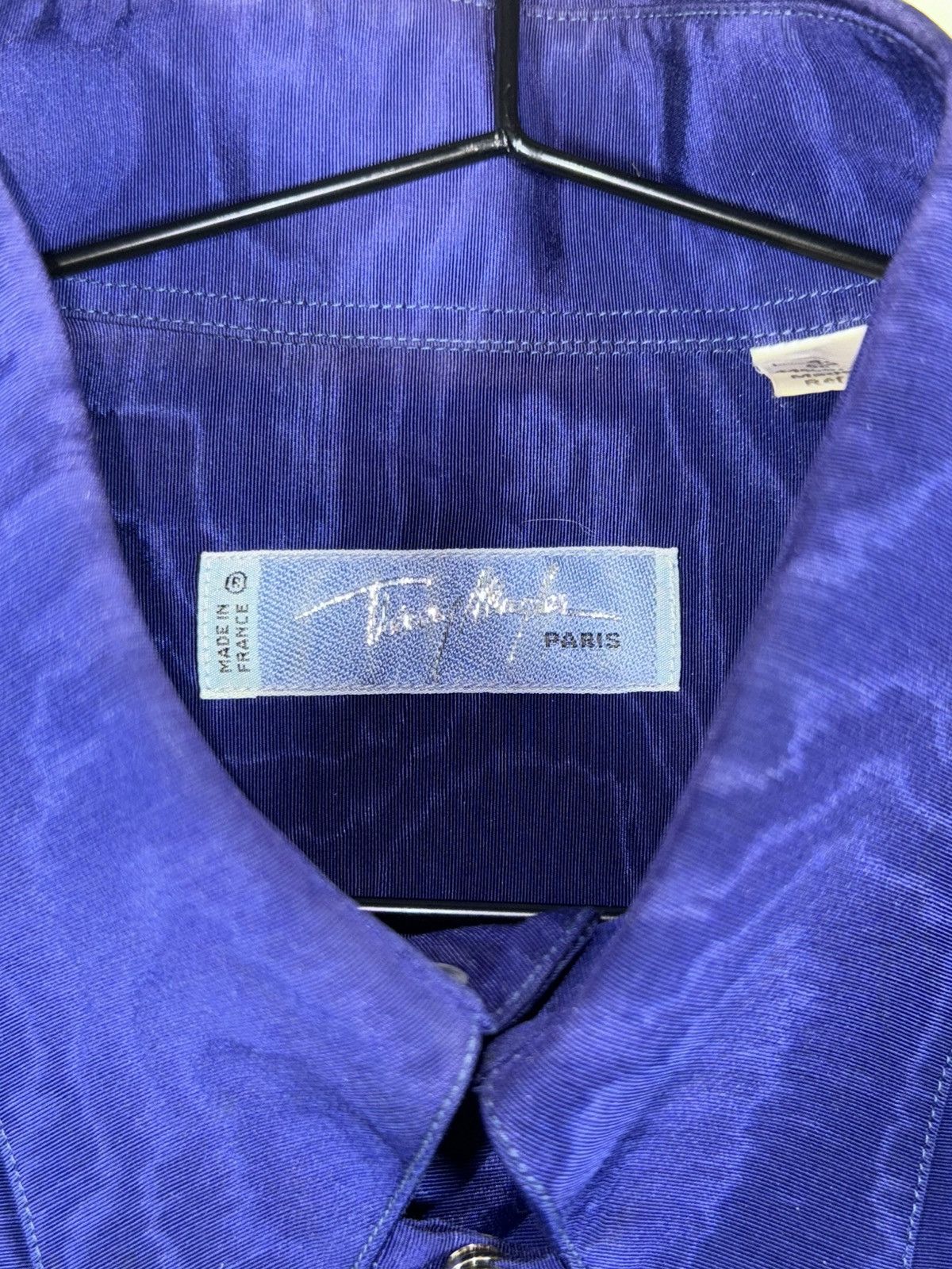 Designer × Thierry Mugler × Vintage 90’s Thierry Mugler Shirt Size US L / EU 52-54 / 3 - 3 Thumbnail