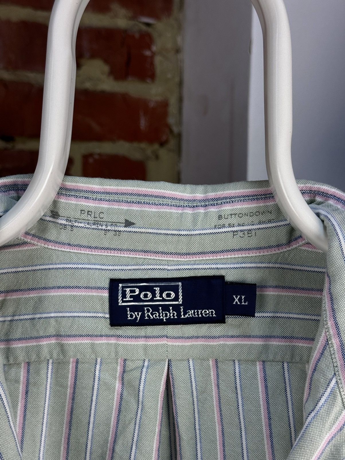 Polo Ralph Lauren POLO by Ralph Lauren Multicolor Striped Long Sleeve Shirt Size US XL / EU 56 / 4 - 7 Thumbnail