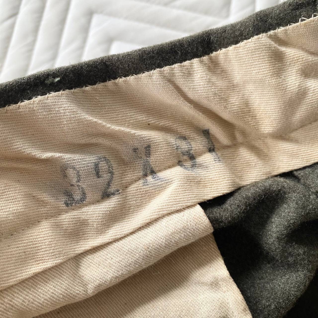 Vintage True Vintage 70s Us Army Trouser Field Wool Chinos Pant Size US 30 / EU 46 - 8 Thumbnail