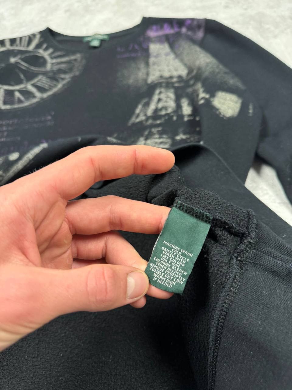 RRL Ralph Lauren Vintage Polo Ralph Lauren RLR Womens Sweatshirt Big Logo Size L / US 10 / IT 46 - 11 Thumbnail