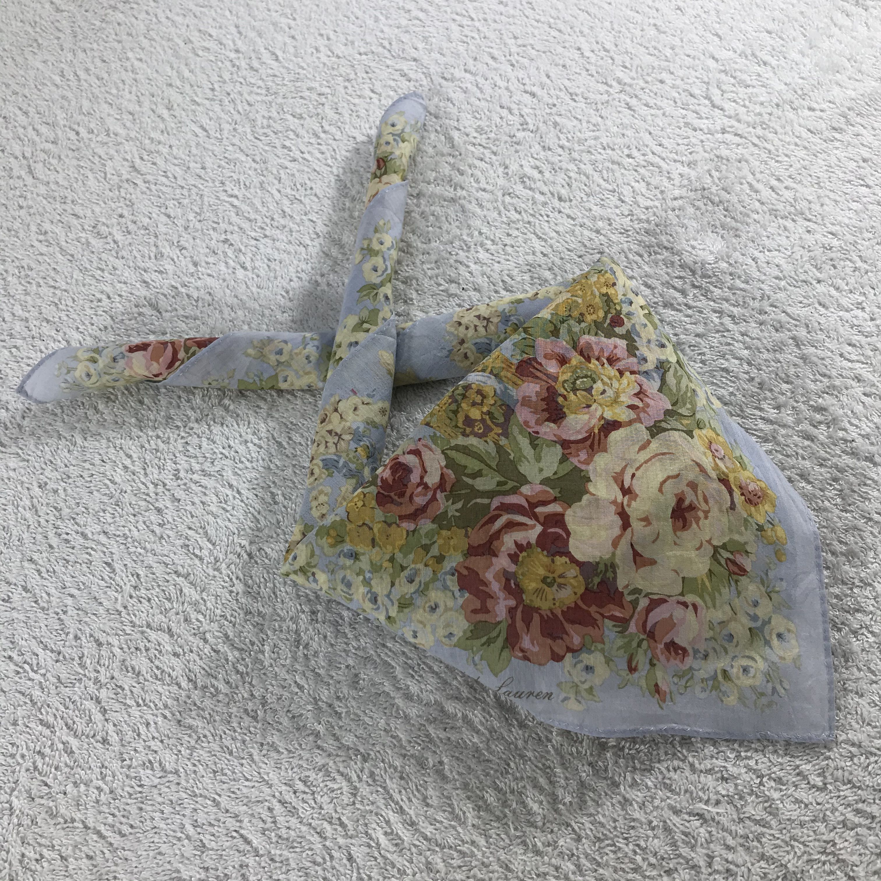 Ralph Lauren × Vintage Ralph Lauren Bandana / Handkerchief / Neckerchief - S289 Size ONE SIZE - 4 Thumbnail