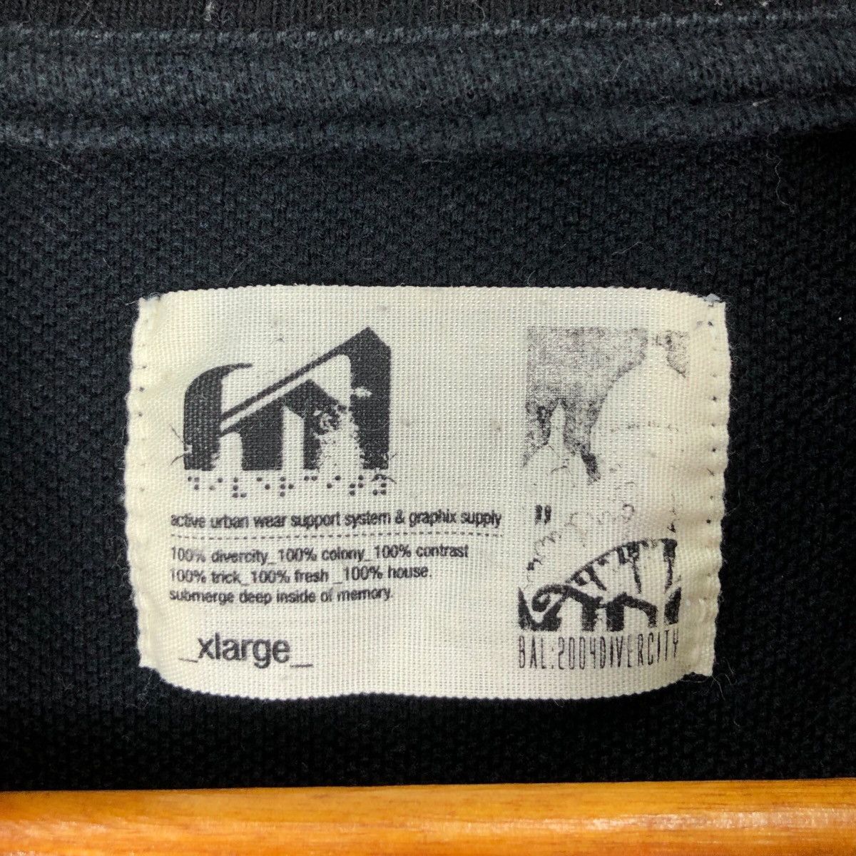 Japanese Brand 00s BAL USED Processed Polos Ura-Hara Balance Balancewear Size US XL / EU 56 / 4 - 5 Thumbnail