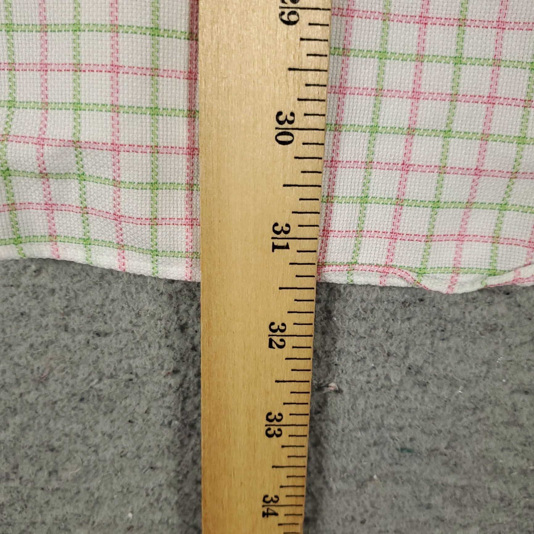 Brooks Brothers BROOKS BROTHERS Shirt Men 16 Green Pink Check French Cuff Dress Button Up Regular 100% Cotton Vintage: No Men Size 42R - 7 Thumbnail