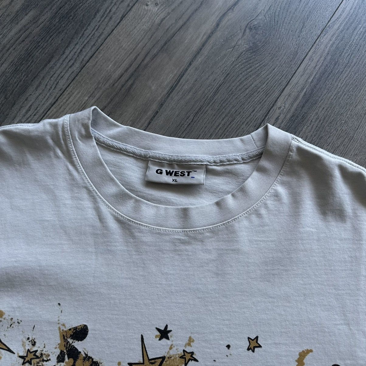 Other G WEST Too Loud Heavy Weight Light Grey Oversized Tshirt Size US XL / EU 56 / 4 - 4 Thumbnail
