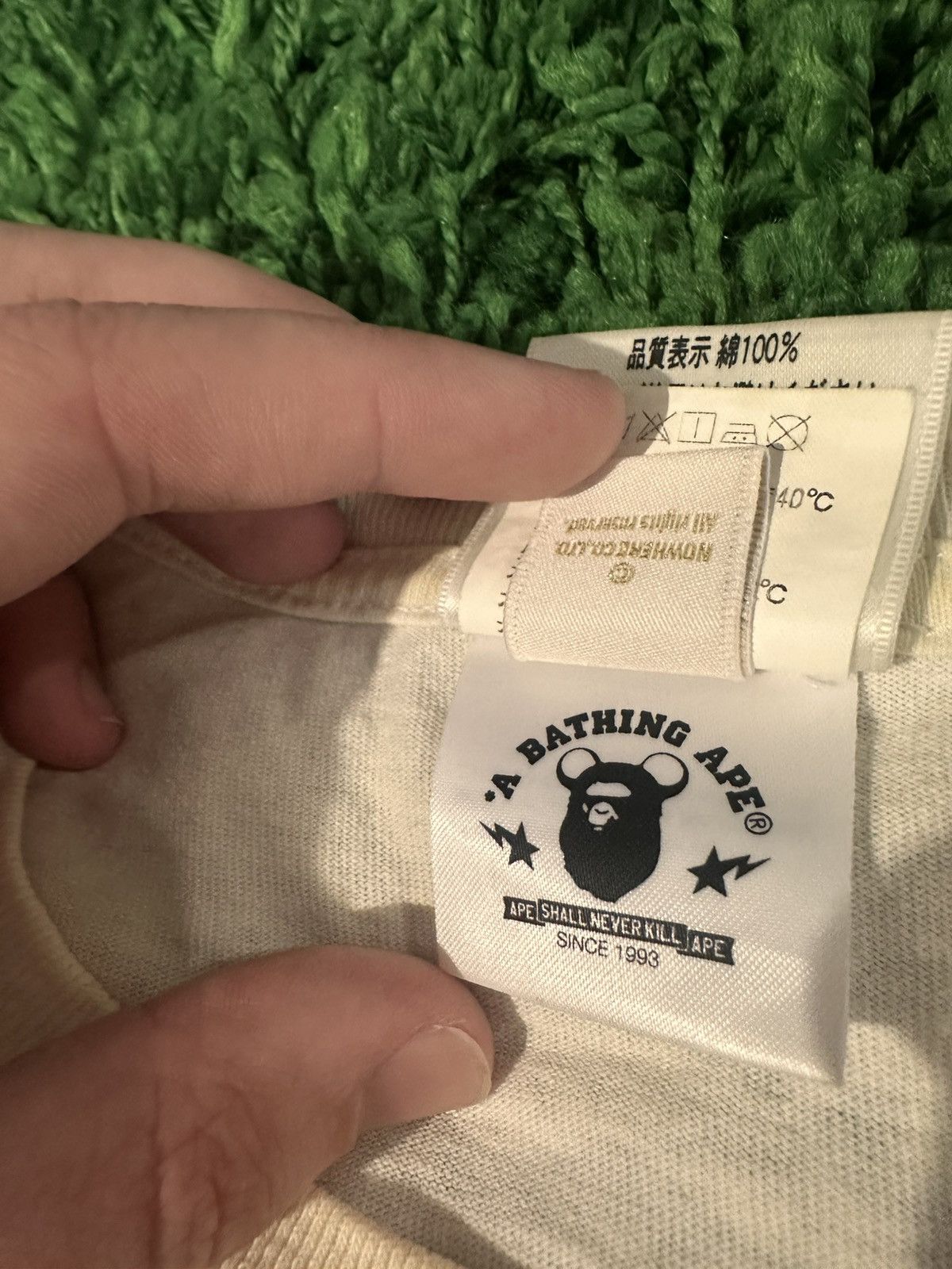 Bape Bape x Bearbrick Tee Size US M / EU 48-50 / 2 - 6 Thumbnail