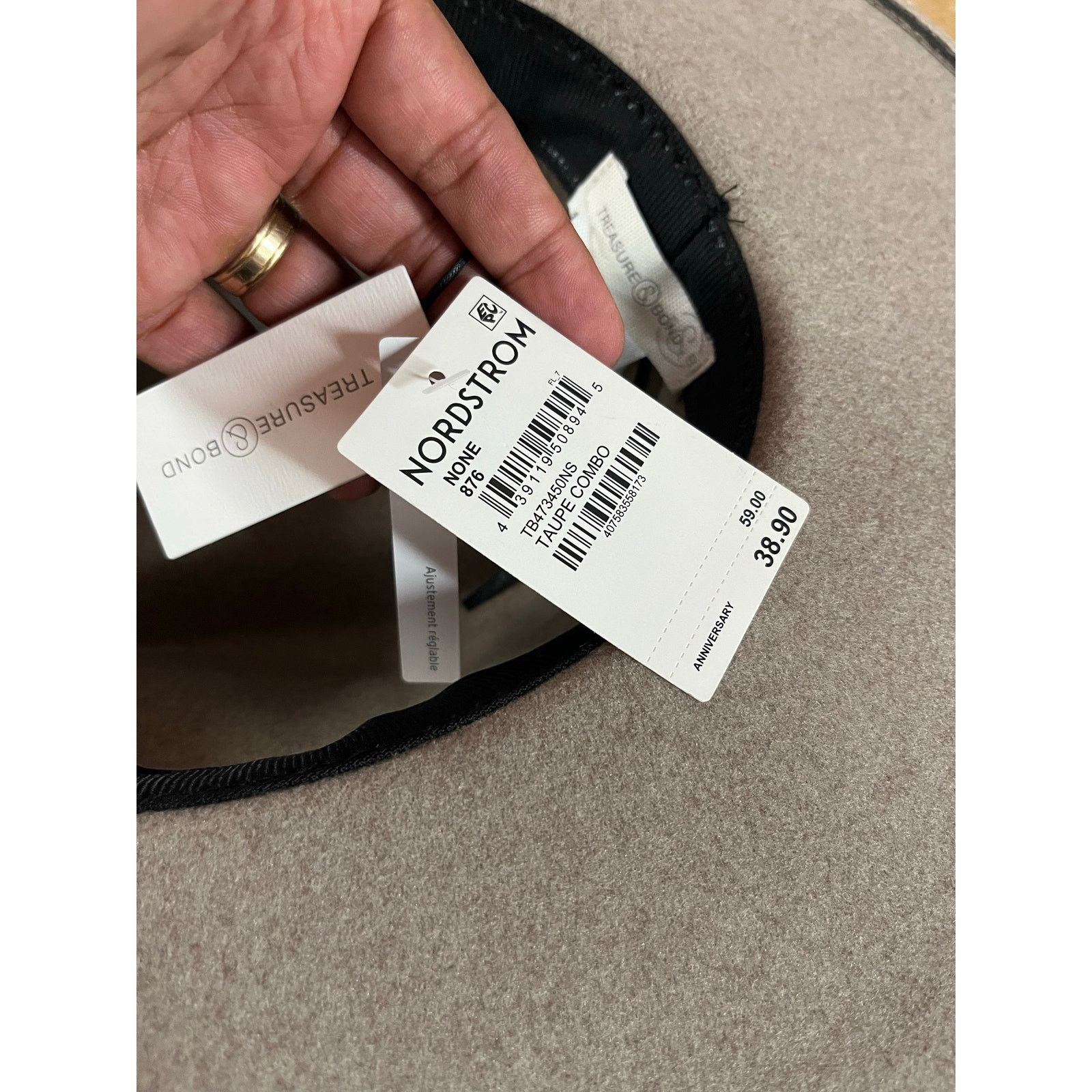 Treasure & Bond Treasure & Bond - Shelby Wide Brim / Taupe / NWT Size ONE SIZE - 4 Thumbnail
