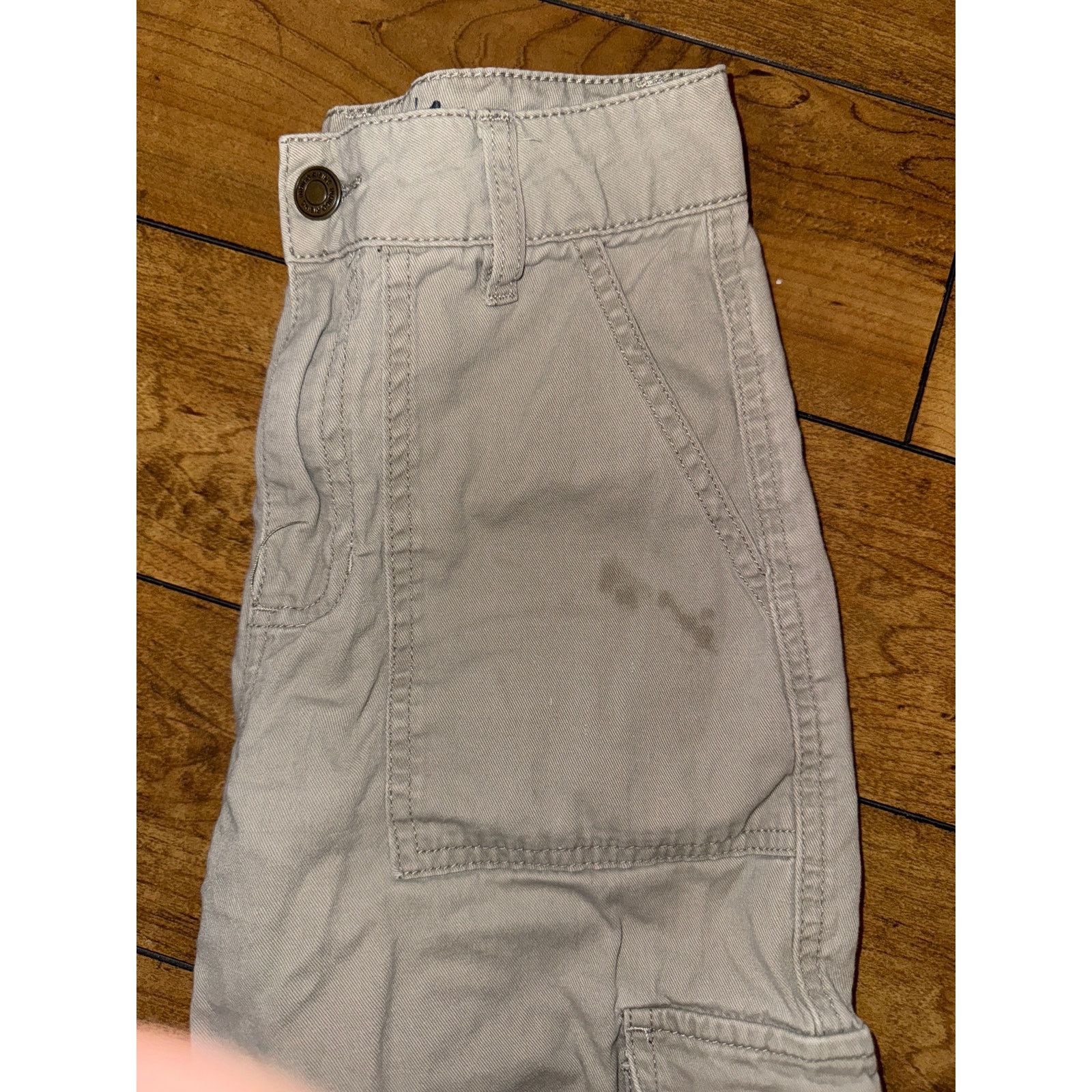 Japanese Brand × Vintage Indigo Rising Cargo Pants Khaki 00 24x28 Measured Size 24" / US 00 / IT 34 - 2 Thumbnail
