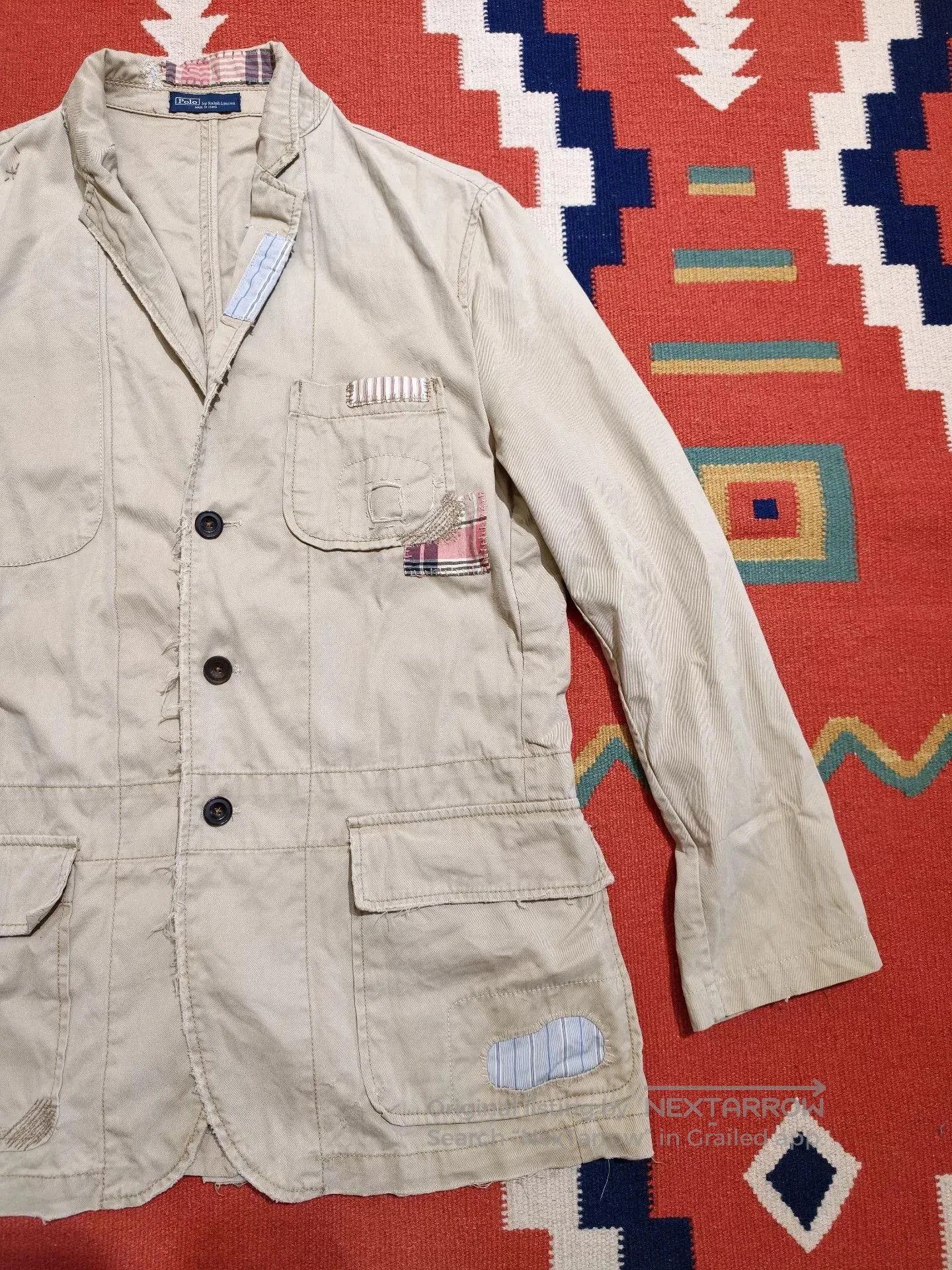 RRL Ralph Lauren RRL Distressed Patched Blazer. Size US L / EU 52-54 / 3 - 3 Thumbnail