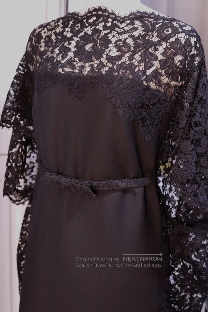 Valentino Valentino Lace wool dress Size M / US 6-8 / IT 42-44 - 3 Thumbnail