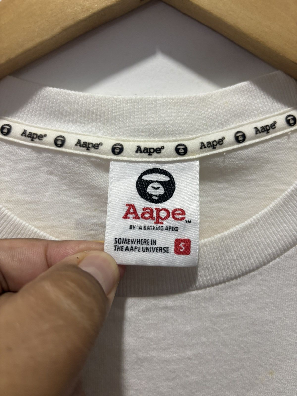 Aape × Bape Aape by A Bathing Ape Longsleeve Tshirt Size US S / EU 44-46 / 1 - 5 Thumbnail